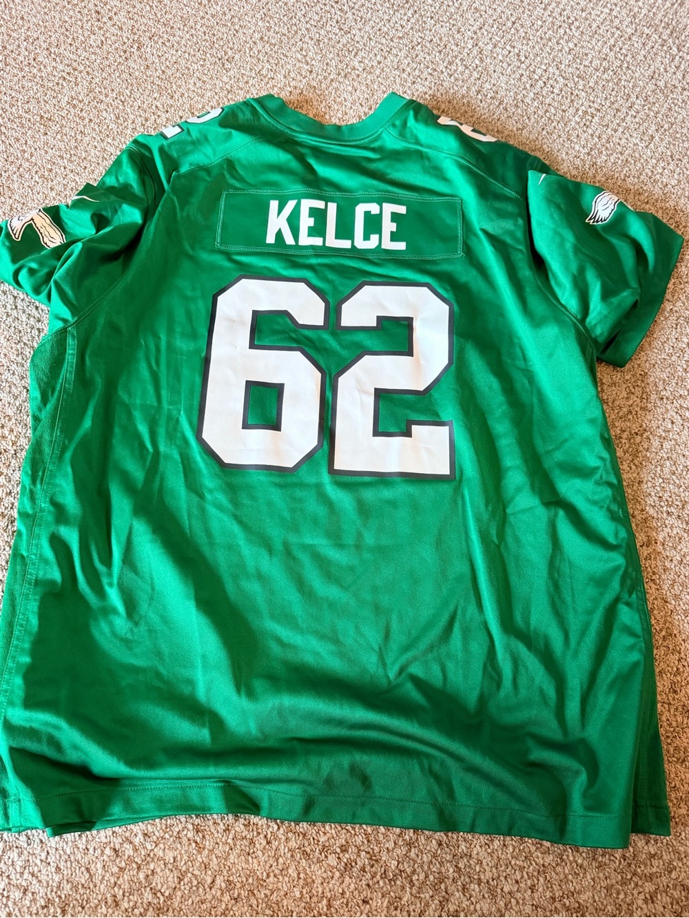 Eagles Kelce #62 Men's Football Jersey